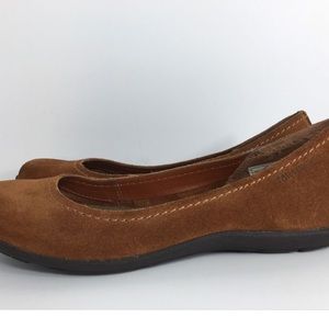 Merrell Avesso Suede Leather Slip On Ballet Flats